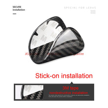 Load image into Gallery viewer, 1pcs Stick-on Real Carbon Fiber Gear Shift Knob Cover For LEXUS ES NX IS 2013-2020