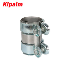 Load image into Gallery viewer, SUS 304 High Strength Heavy Load Exhaust Sleeve Clamp Three Layer Walls Connector With Pipe