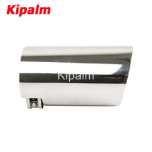 Load image into Gallery viewer, Customized Logo Stainless Steel Exhaust Muffler Car Mirror Polished Exhaust Tip