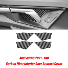 Load image into Gallery viewer, Car Carbon Fiber Interior Stickers for Audi A3 S3 2021-2022 LHD Decoration Frame Cover