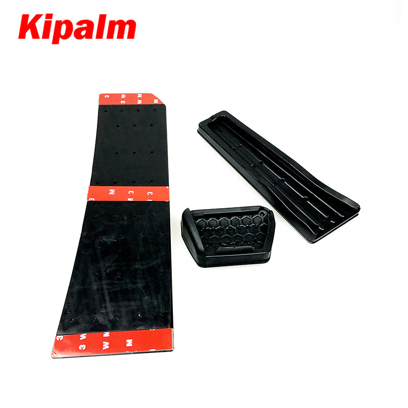 No Drill Gas Brake Footrest Pedal Plate Pad For BMW New 5 6 7 series GT Touring X3 X4 Z4 Black Aluminum alloy gas brake pedal