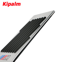 Load image into Gallery viewer, No Drill Gas Brake Footrest Pedal Plate Pad For BMW X5 X6 Series E70 E71 E72 F15 AT Aluminum alloy gas brake pedal LHD AT With M