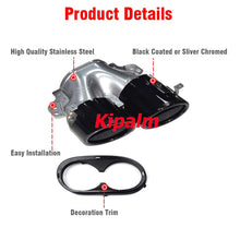Load image into Gallery viewer, Dual Out Stainless Steel Exhaust Pipe for Mercedes-Benz W177 C118 A35 CLA35 AMG 2020+ Rear Bumper
