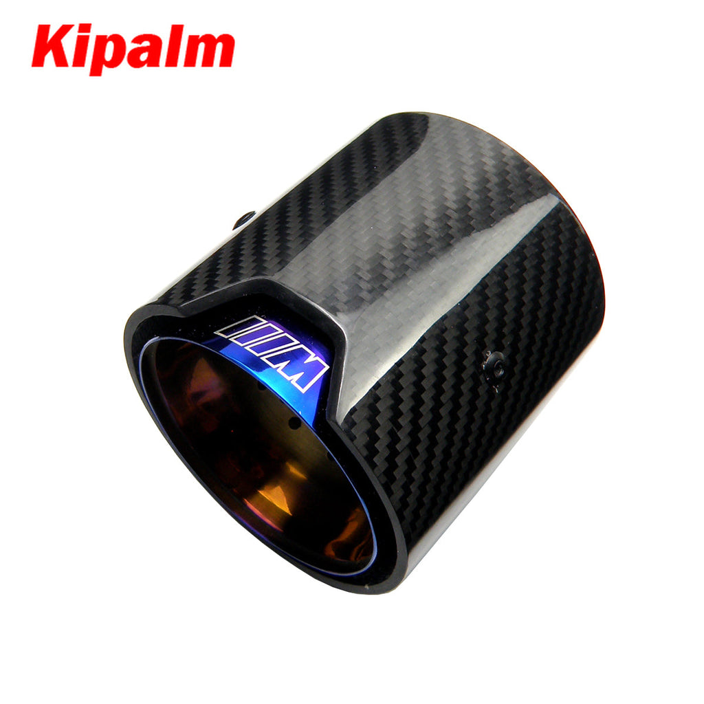 1PCS New Model M Performance Carbon Fiber Exhaust Tip for BMW F87 M2 F80 M3 F82 F83 M4 Black Glossy Exhaust Tip