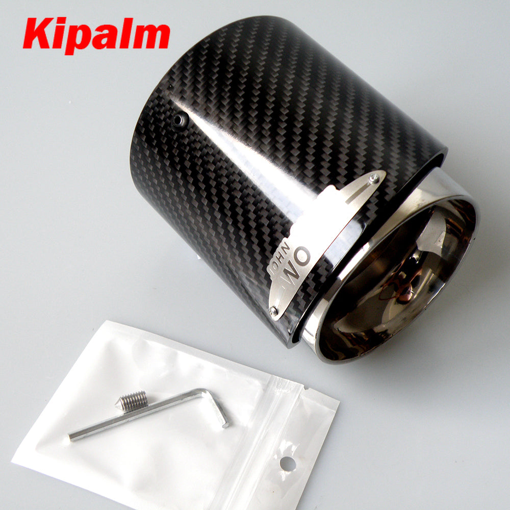 1pcs Car Carbon Fiber Exhaust Tip Muffler Tips Fit for Mini Cooper R55 R56 R57 R58 R59 R60 R61 F54 F55 F56 F57 F60