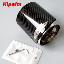 Load image into Gallery viewer, 1pcs Car Carbon Fiber Exhaust Tip Muffler Tips Fit for Mini Cooper R55 R56 R57 R58 R59 R60 R61 F54 F55 F56 F57 F60
