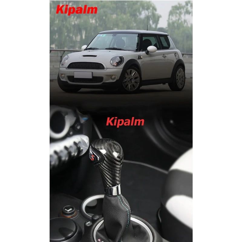 Carbon Fiber Gear Shift Knob Cover for MINI Cooper