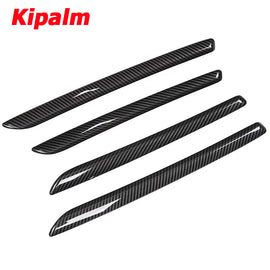 Kipalm Carbon Fibre Interior Trims Stickers of Dash Board & Door Trim Strips for Audi A3/S3/RS3 (8V) 2014-2018