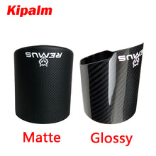Load image into Gallery viewer, 1pcs Carbon Fiber Cover Twill Weave Muffler Pipe Remus Housing Car Universal Exhaust Tip Case