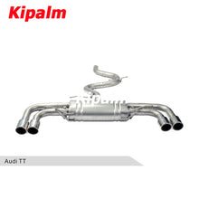 Load image into Gallery viewer, 304 Stainless Steel Full Exhaust System Performance Cat-back Fit for Audi TT 2.0T 2008-2017