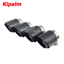 Load image into Gallery viewer, 4pcs M Performance Carbon Fiber Exhaust Muffler Tips for BMW M3 M4 F80 F82 F83