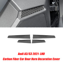 Load image into Gallery viewer, Car Carbon Fiber Interior Stickers for Audi A3 S3 2021-2022 LHD Decoration Frame Cover