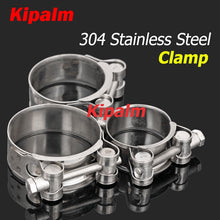 Load image into Gallery viewer, Kipalm Hose Clip Clamp Adjustable S304 Stainless Steel Size Range 17~112mm Heavy Duty Clamps