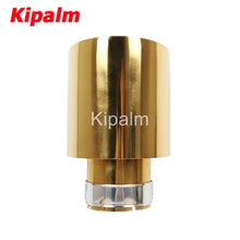 Load image into Gallery viewer, Customized Logo Double Wall Car Tail Pipe Stainless Steel Golden Exhaust Tip