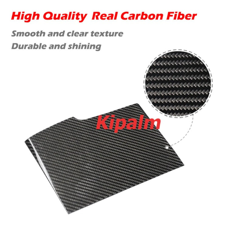 Carbon Fiber Interior Accessories Car Decoration Drawer Board Cover for BMW G30 G31 G38