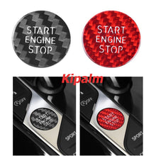 Load image into Gallery viewer, Carbon Fiber Engine Start Stop Button Stickers Trim Cover For BMW G20 G14 G15 X5 G07 Z4 G29