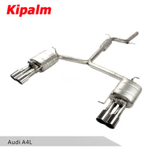 Load image into Gallery viewer, 304 Stainless Steel Full Exhaust System Cat-back Fit for Audi A4L B8 2.0T 2009-2015