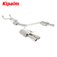 Load image into Gallery viewer, 304 Stainless Steel Full Exhaust System Performance Cat-back Fit for Audi S4 S5 B8 3.0T 2009-2015