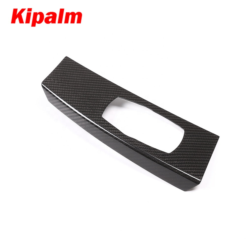 X3 G01 X4 G02 Dry Carbon Fiber Multimedia Central Control Panel Trim Cover Sticker for BMW X3 X4 2018-2020 LHD