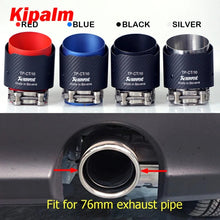 Load image into Gallery viewer, Mazda CX-3 CX-30 CX-5 CX-9 Akrapovic Muffler Exhaust Straight Edge Carbon Fiber Muffler Tip Stainless Steel End Pipe