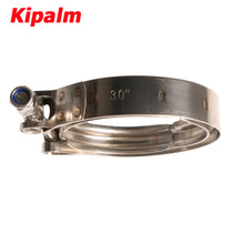 Load image into Gallery viewer, 304 Stainless Steel Standard Latch and Quick Release V Band Flange Kit Exhaust Pipe Clamp