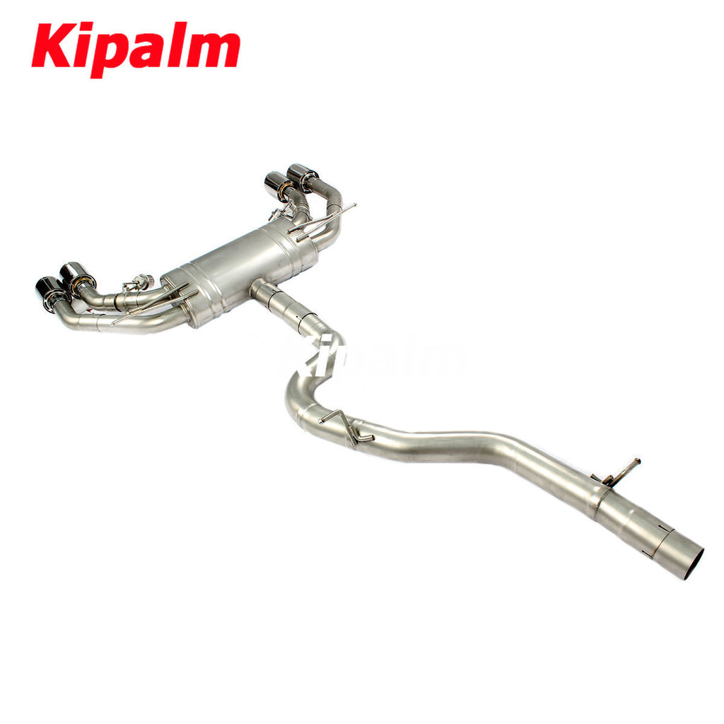 304 Stainless Steel Full Exhaust System Performance Cat-back Fit for Audi S3 2.0T 2014 2015 2016 2017 2018