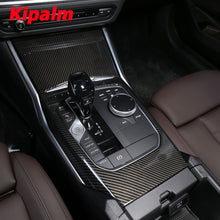 Load image into Gallery viewer, Real Carbon Fiber Interior Accessories Body Kit Gear Shift Panel for For BMW 3 Series 4 Series