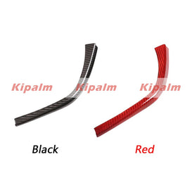For BMW 2014-2018 LHD M3 M4 F80 F82 F83 Real Carbon Fiber Car Gear Shift Panel Side L  Strips Trim