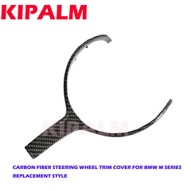 Carbon Fiber Steering Wheel Trim Inner Cover Replacement Interiors for BMW M2 M3 M4 M5 M6 X5M X6M M Series