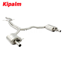 Load image into Gallery viewer, 304 Stainless Steel Full Exhaust System Cat-back Fit for Audi A6 A7 C8 2.0T 3.0T 2018-2020