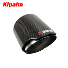 Load image into Gallery viewer, Swift Sport (zc33s) Carbon Fiber Muffler Decorative Tube Akrapovic Style Exhaust Tube 4.5&#39; Outlet