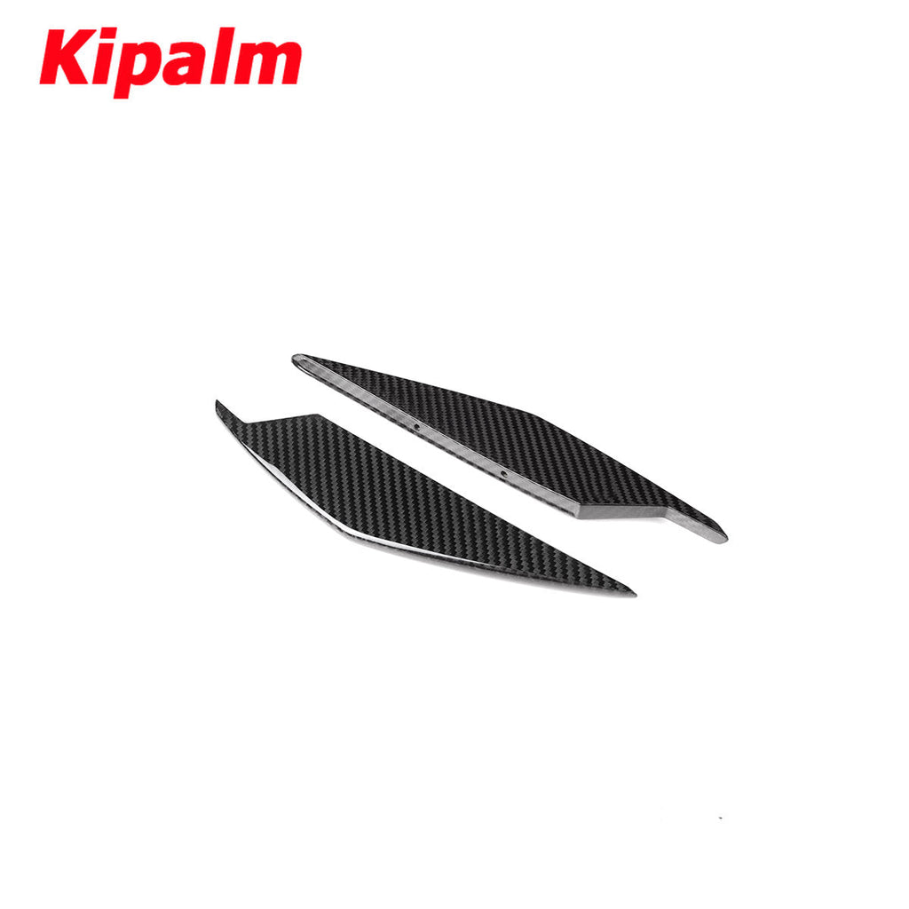 Dry Carbon Fiber M Performance Front Bumper For BMW G80 M3 G82 Canards Air Fender Vent Fins Exterior Trims