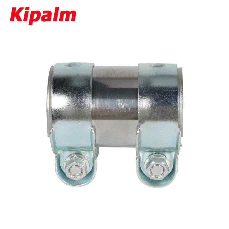 SUS 304 High Strength Heavy Load Exhaust Sleeve Clamp Three Layer Walls Connector With Pipe