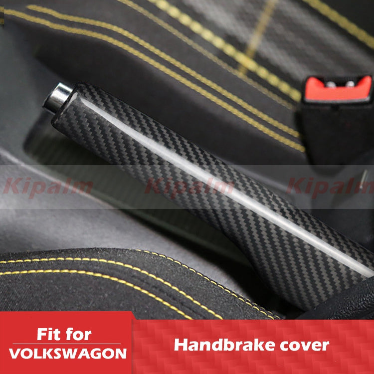 Replacement Carbon Fiber Parking Handbrake Cover for VW Golf EOS GOC Car Interior Accessories