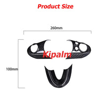 Load image into Gallery viewer, 3PCS for Mini F Series Clubman F54 F55 F56 Cabrio F57 Countryman F60 Carbon Fiber Steering Wheel Button Cover Kit