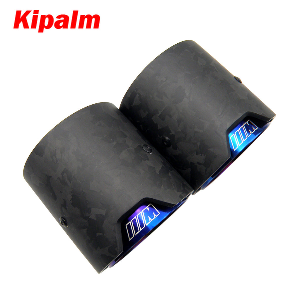 1PCS New Model M Performance Carbon Fiber Exhaust Tip for BMW F87 M2 F80 M3 F82 F83 M4 Black Glossy Muffler Tip