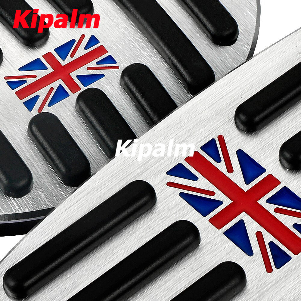 mini cooper pedal covers Aluminum Footrest Gas Brake Pedal Cover For BMW Mini Cooper