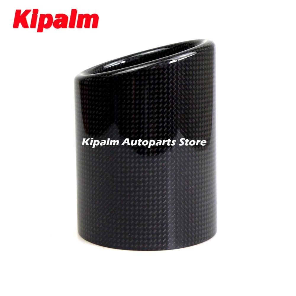 1PCS Car Universal Exhaust Pipe Carbon Fiber Cover Muffler Pipe Case Housing Without Logo