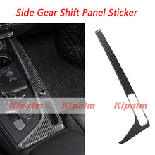 Load image into Gallery viewer, Car Carbon Fiber Gear Side Frame Gear Panel Decorative Sticker for Audi A4 A5