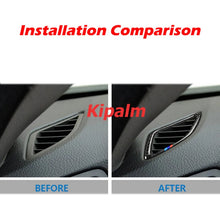 Load image into Gallery viewer, Car Modification Accessories Stickers Carbon Fiber Air Vent Outlet Frame for BMW New 5 Series 2018