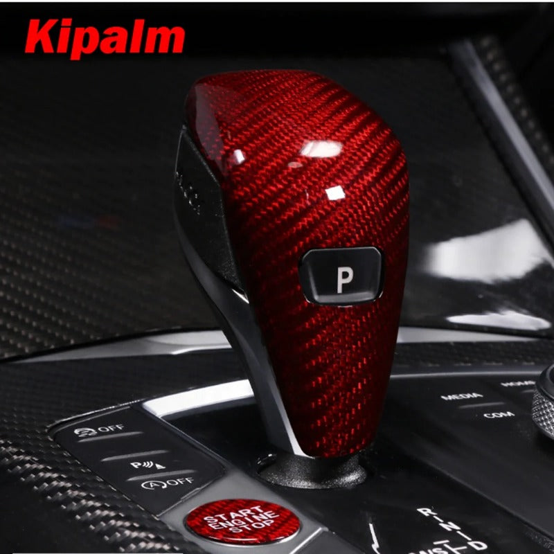 Real Carbon Fiber Gear Shift Knob Cover for New BMW 3 Series G20 G28 Carbon Fiber Stickers