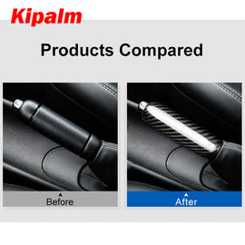 Hard Carbon Fiber Hand Brake Grip Covers Trim for Mini Cooper R55 Clubman R55 R56 R57 R58 R59 R50 R52 R53