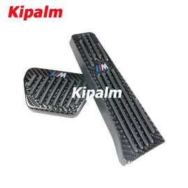 Universal Carbon fiber Accelerator Gas Brake Bracket Pedal For BMW 1 2 3 4 5 series Protection Cover M Performance