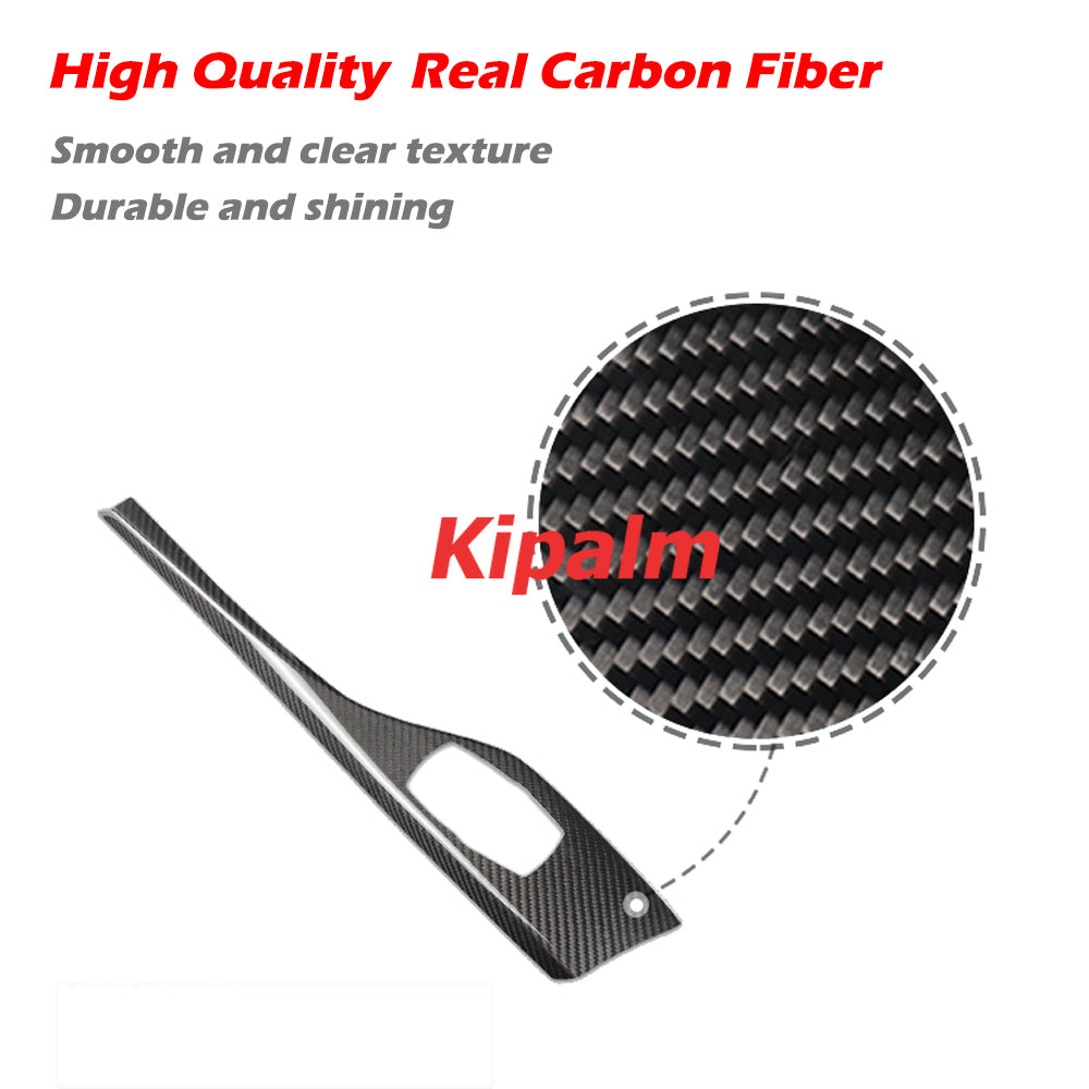 F20 F21 Real Carbon Fiber Interior Accessories Car Decoration Multimedia Panel Cover for BMW 1 Series 2 Series