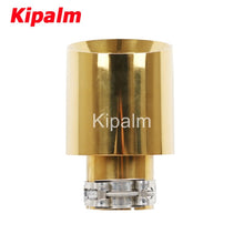 Load image into Gallery viewer, Customized Logo Double Wall Car Tail Pipe Stainless Steel Golden Exhaust Tip