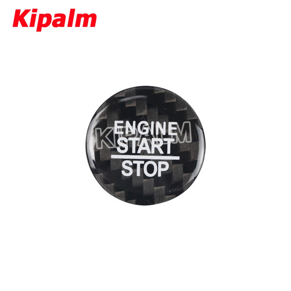 1 piece Carbon Fiber Car Engine Start Stop Button Sticker Cover Trim For Dodge Challenger SRT Accessories 2015-2020