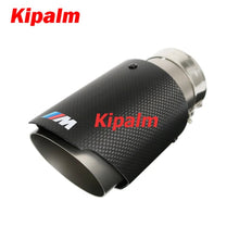 Load image into Gallery viewer, Matte Carbon Fiber Sand Blasting Inner Pipe M Performance Exhaust Muffler Tips for BMW F20 F21 F22 F23 F30 F31 F32 F33