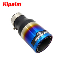 Load image into Gallery viewer, 1PC REMUS Stainless Steel Universal Blue Burnt Exhaust Pipe Muffler Tips