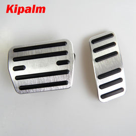 No Drill Aluminum Car Gas Pedal Accelerator Pedal Brake  Pedal Cover For Audi A3 (2014-2018)
