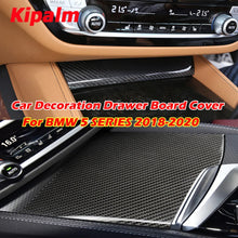 Load image into Gallery viewer, Carbon Fiber Interior Accessories Car Decoration Drawer Board Cover for BMW G30 G31 G38